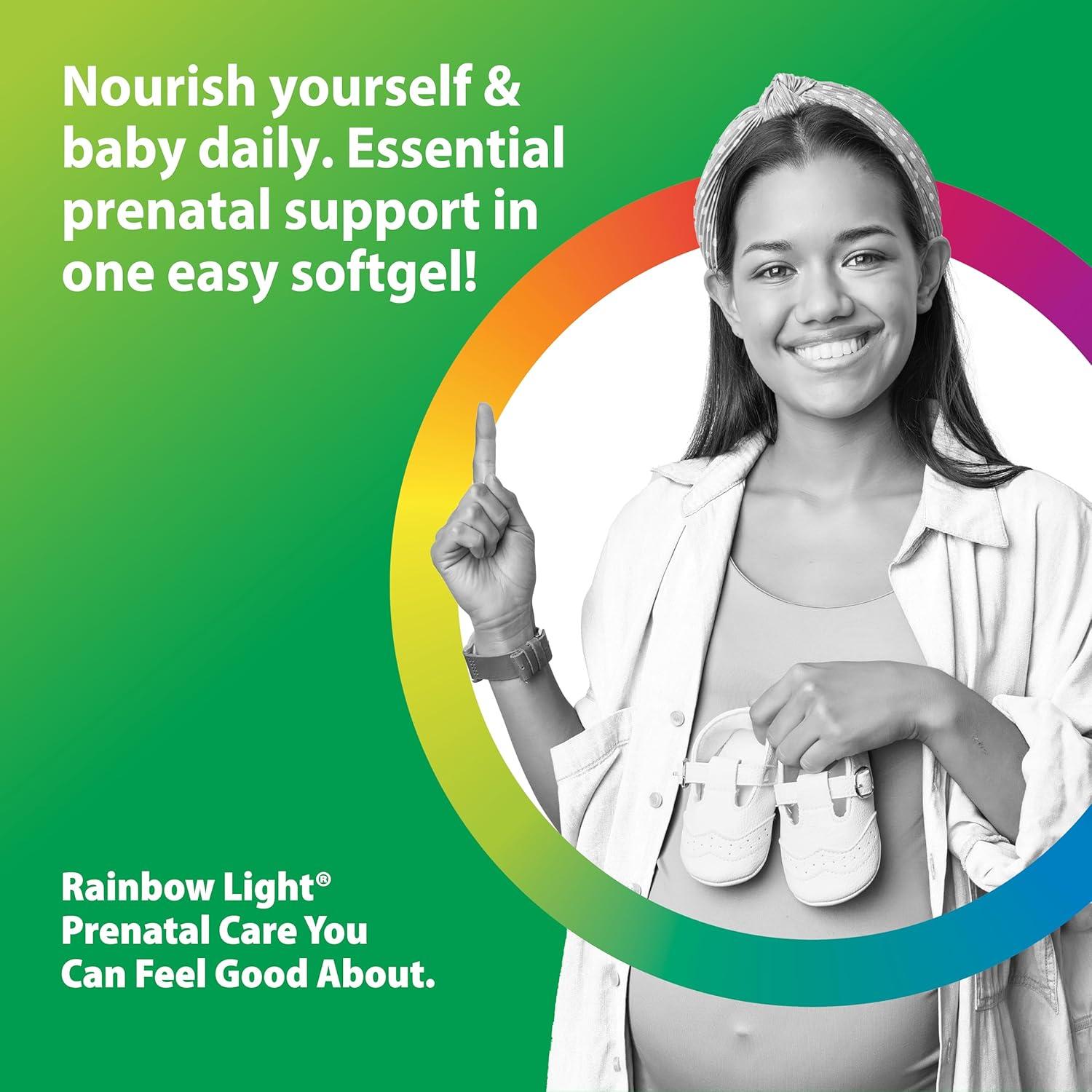 image:imageRainbow Light Prenatal DHA Vitamins for Women 60 Softgels Omega 3 Fish Oil DHA amp EPA Supports Mom amp Babys Health from Conception to NursingUnflavored