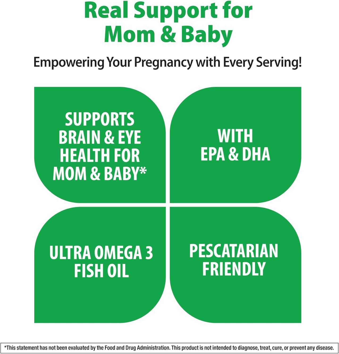 image:imageRainbow Light Prenatal DHA Vitamins for Women 60 Softgels Omega 3 Fish Oil DHA amp EPA Supports Mom amp Babys Health from Conception to NursingUnflavored