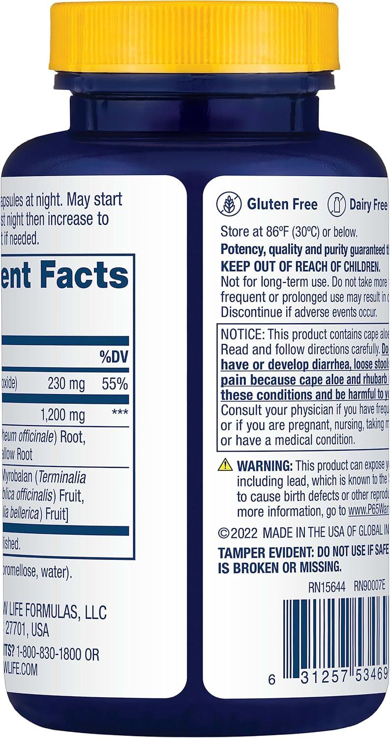 image:imageRenew Life Detox Cleanse More Reduces Bloating and Restores Regularity Overnight Constipation Relief Soy Dairy and glutenfree 100 Capsules100 Count Pack of 2