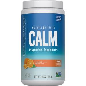 image:imageNatural Vitality Calm Magnesium Citrate Supplement AntiStress Drink Mix Powder Gluten Free Vegan amp NonGMO Orange 16 ozOrange