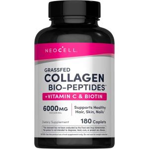 image:imageNeoCell Collagen Peptides Pills  270 Caplets  with Vitamin C and Biotin  Grass Fed Bovine  Hair Skin amp Nails  for Women and Men180 Count Pack of 1