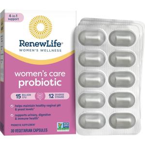 image:imageRenew Life Womens Probiotic Capsules Supports pH Balance for Women Vaginal Urinary Digestive and Immune Health L Rhamnosus GG Dairy Soy and GlutenFree 25 Billion CFU  60 Ct15 Billion CFU