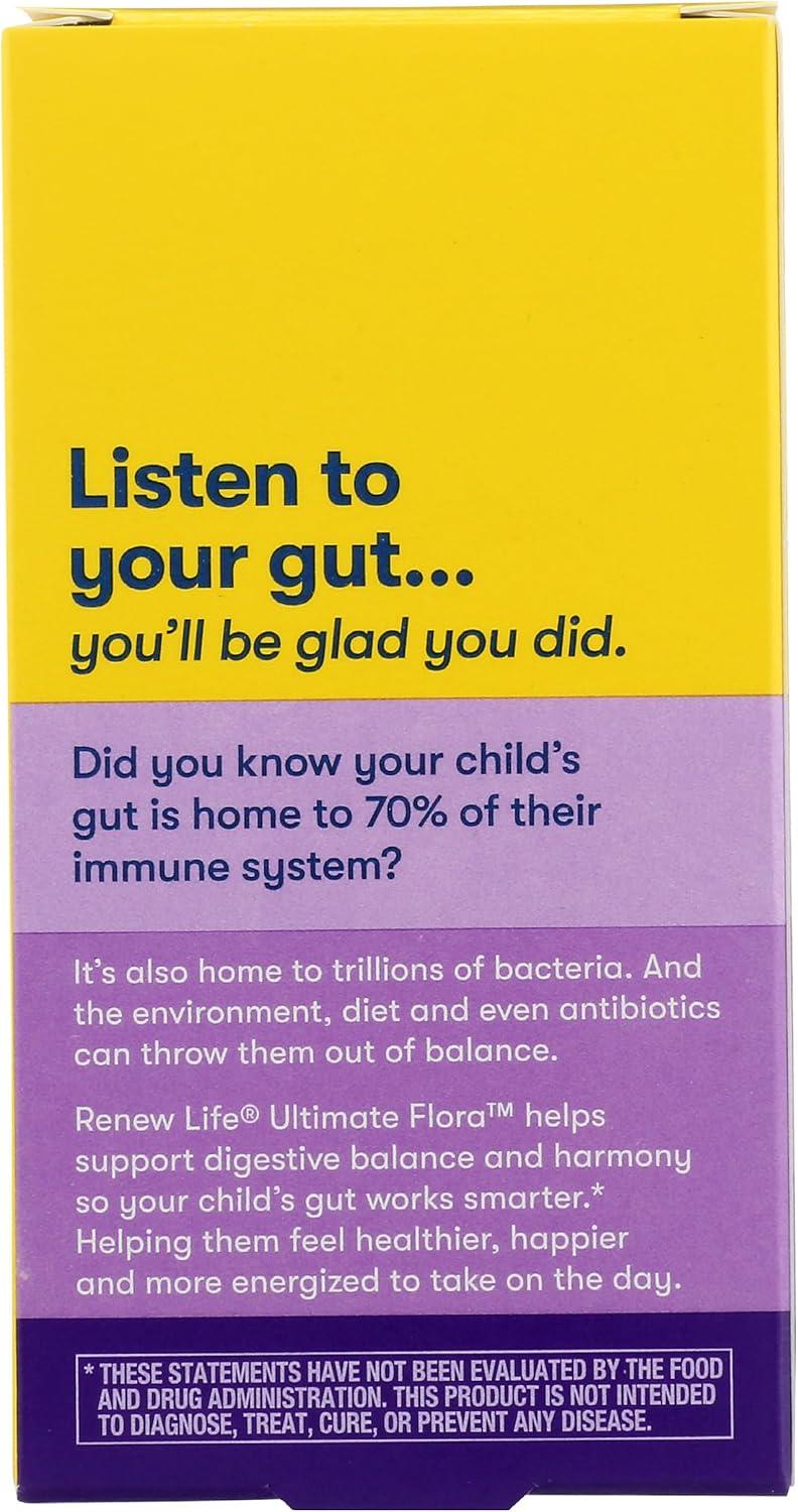 image:imageRenew Life Kids Probiotic Chewables Supports Digestive amp Immune Health Prebiotics amp Probiotics Raspberry 30 Chewable Tablets30 Count Pack of 1