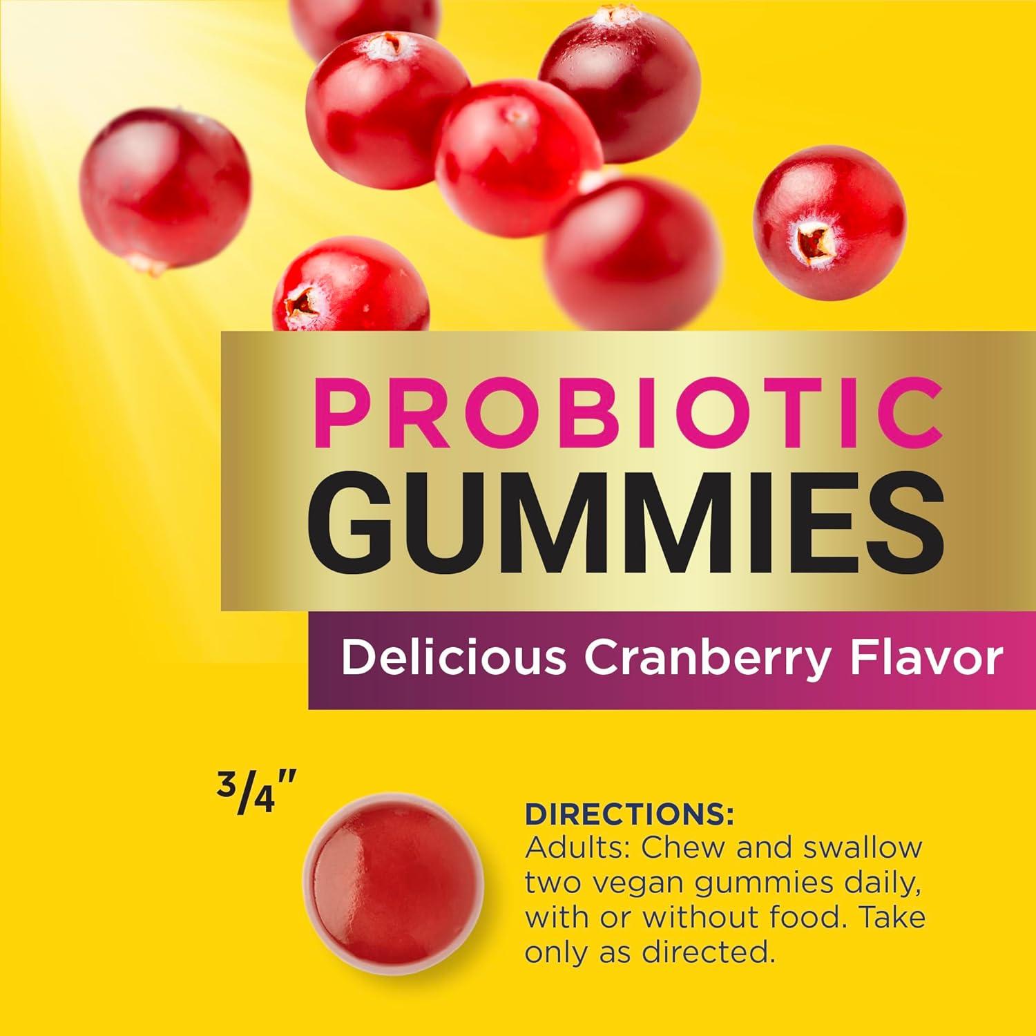 image:imageRenew Life Womens Care Cherry Prebiotic and Probiotic Gummies Digestive Urinary Tract and Immune Health B Coagulans and B Subtilis Dairy Soy and glutenfree 2 Billion CFU 48 Count