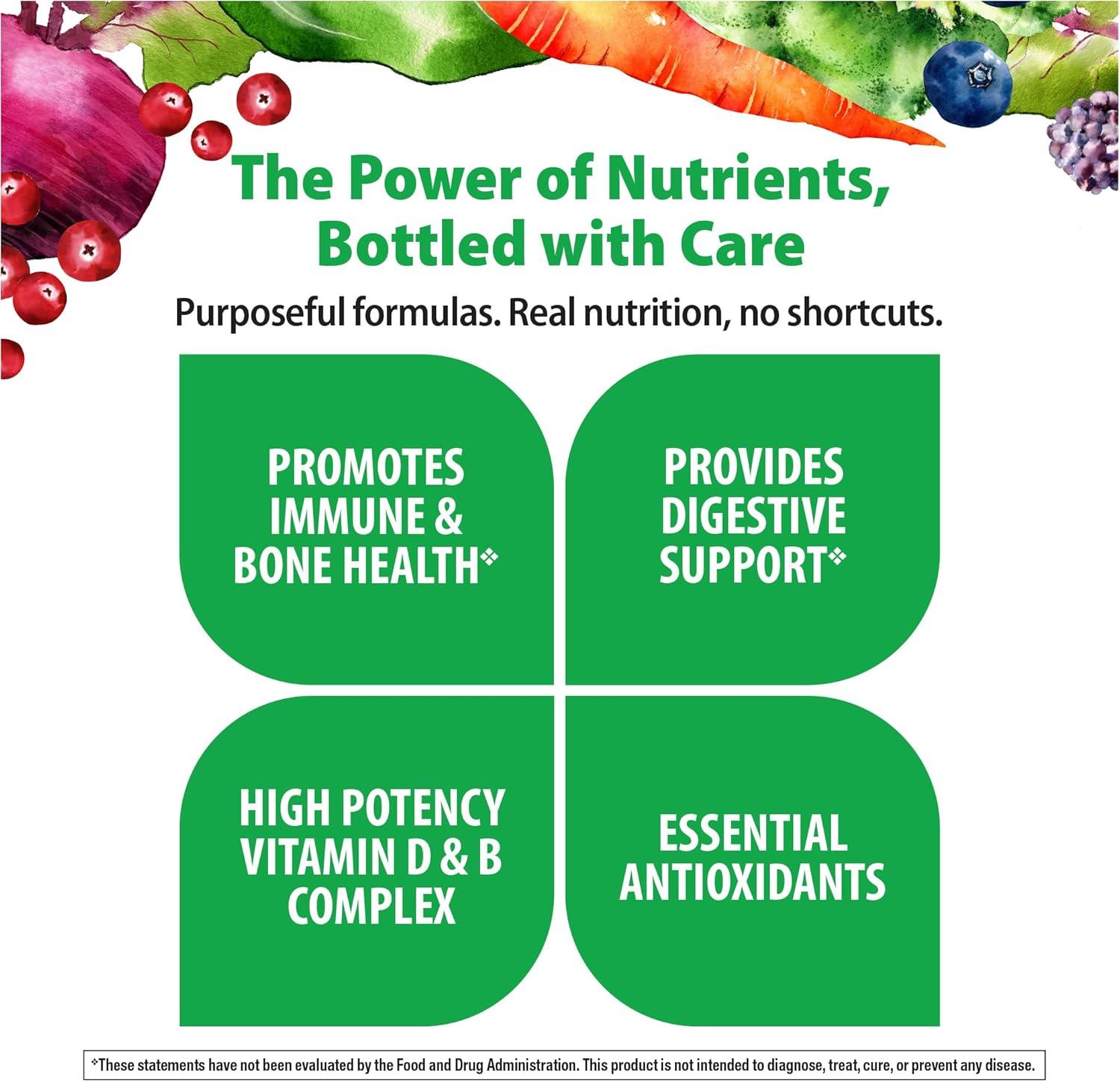 image:imageRainbow Light Multivitamin for Men Vitamin C D amp Zinc Probiotics Mens Multivitamin Provides High Potency Immune Heart amp Liver Support NonGMO Vegetarian 120 TabletsCertified Mens