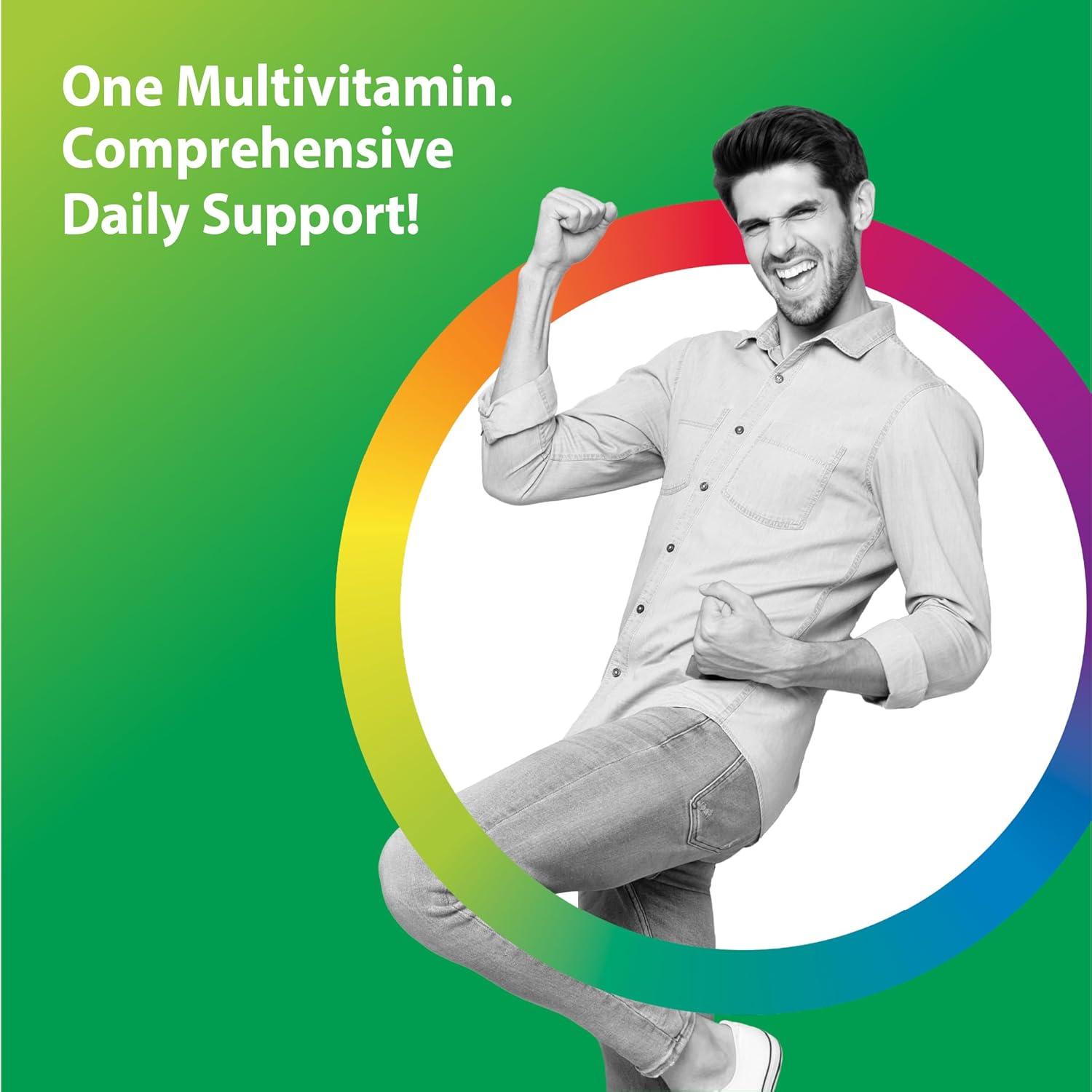image:imageRainbow Light Multivitamin for Men Vitamin C D amp Zinc Probiotics Mens Multivitamin Provides High Potency Immune Heart amp Liver Support NonGMO Vegetarian 120 TabletsCertified Mens