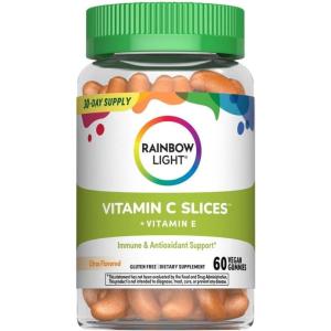 image:imageRainbow Light Vitamin C Gummies  60 Count  Citrus Flavored  with Vitamin E  Immune amp Antioxidant Support for Adults and Kids
