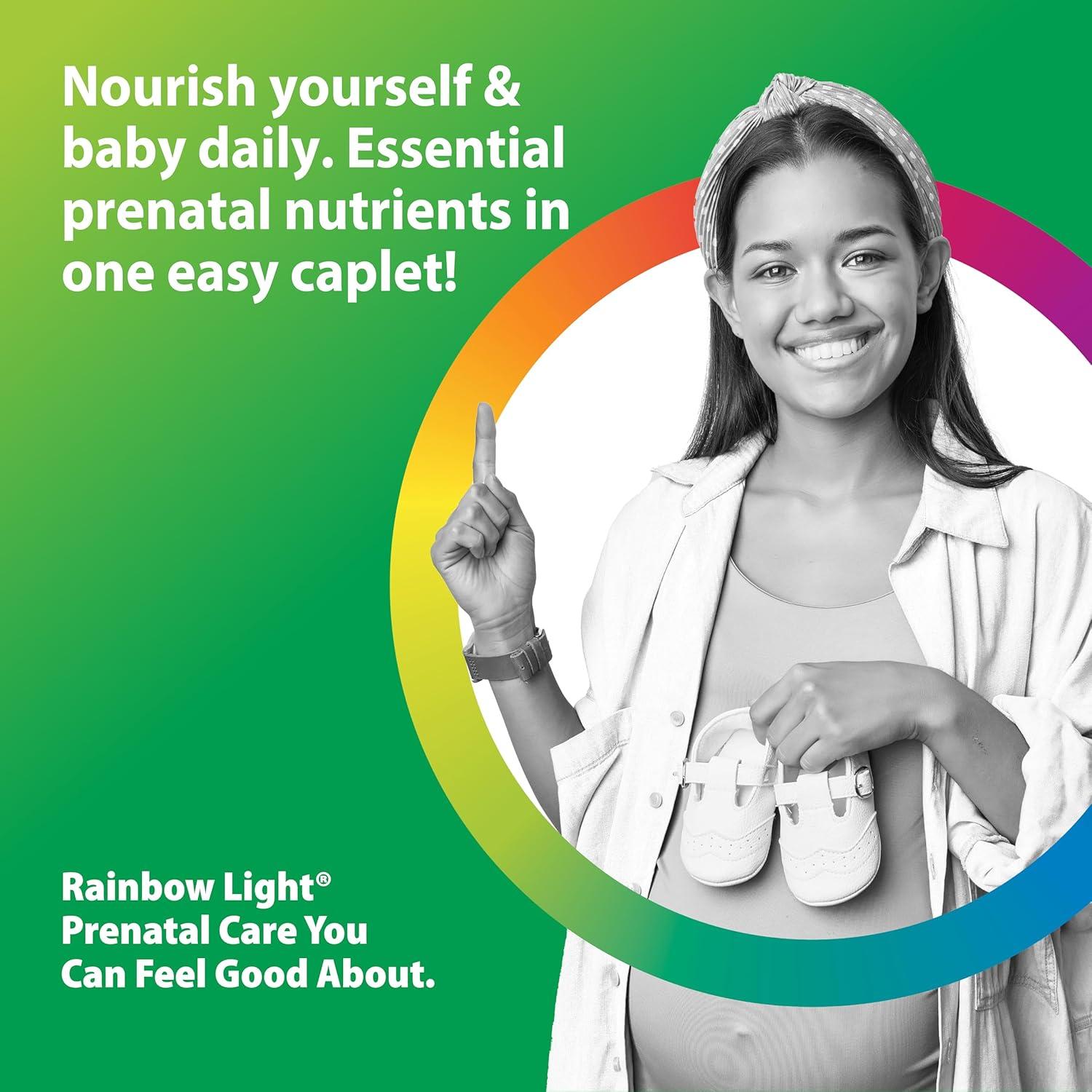 image:imageRainbow Light Prenatal Multivitamin One for Women 60 Caplets Essential Nutrition for Mom amp Baby Real Food Nutrients Prenatal Botanical amp Probiotic BlendPrenatal One