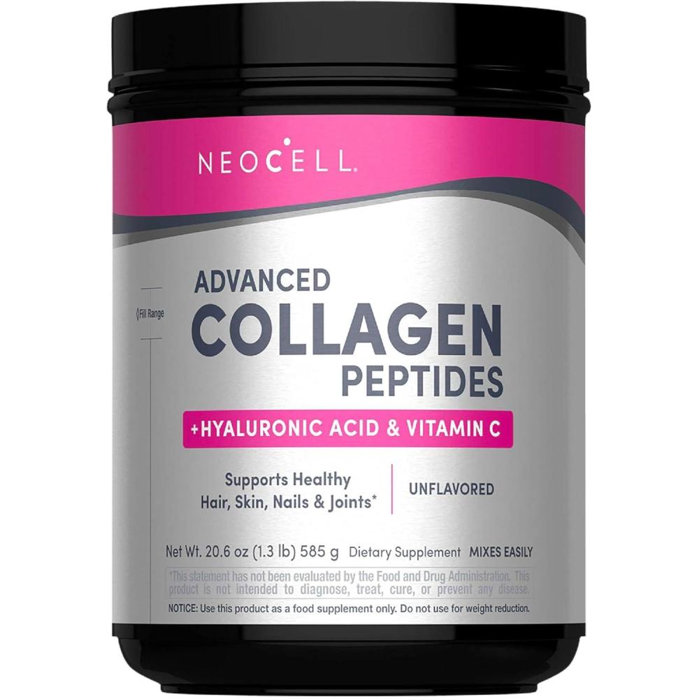 image:imageNeoCell Super Collagen Powder Collagen Plus includes Vitamin C amp Hyaluronic Acid Promotes Healthy Hair Beautiful Skin amp Nail Support Collagen Type 1 amp 3 12g Collagen per Serving 206 Oz129 Pound Pack of 1